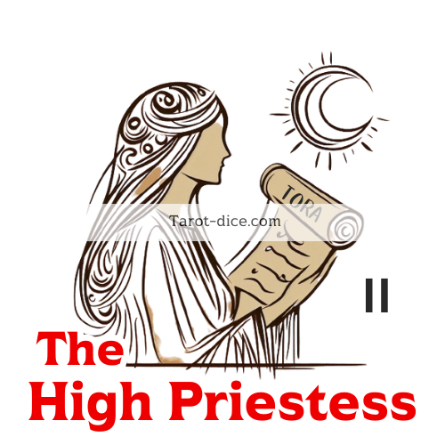 tarot dice ไพ่ ราชินีพระจันทร์