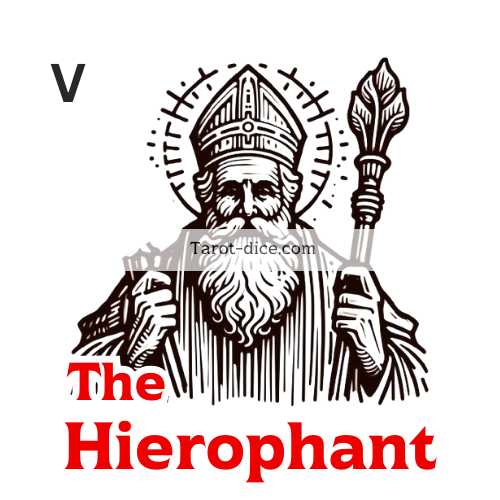 tarot dice ลูกเต๋า ทาโร่ต์ อ.เสือ ไพ่ สังฆราช