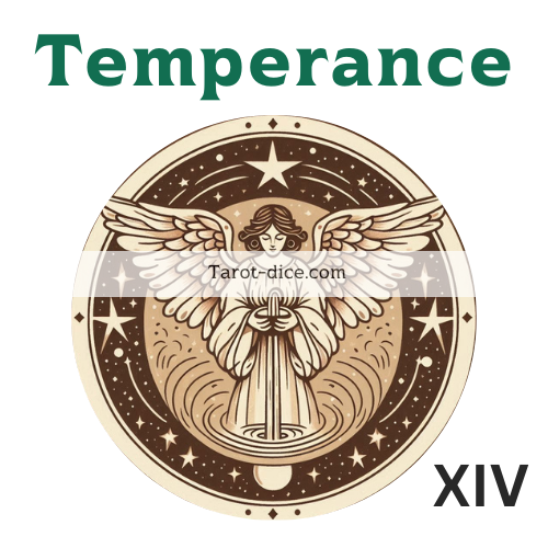 tarot dice Temperance ลูกเต๋า ทาโร่ต์ อ.เสือ