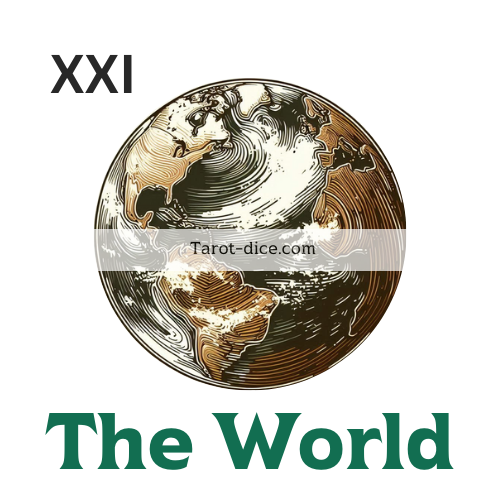 tarot dice The World